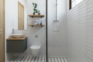 quitar banera y poner ducha en piso de pan y guindas